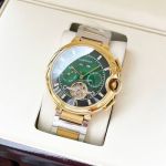 Ballon Bleu de Cartier 44*12mm Mingzhu Automatic Movement 316L Steel Green/Brown/White Face Watch